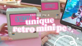🍪 unboxing and gaming on a unique and pretty cute retro mini pc | ayaneo am01 impressions ✦