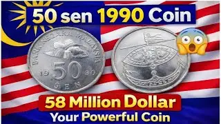 This 50 Sen Coin from 1990 Is Worth $58 Today 😱 | Malaysia Old Coin Value