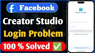 Facebook Creator Studio Something Went Wrong Please Try Again 😭| Creator studio Problem Solved