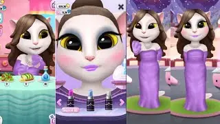 MY TALKING ANGELA AGREE EAT DANCE ANGELA AND SLEEP #angela #viralvideo 