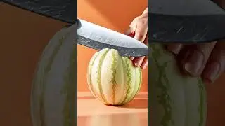 ✨ Celestial charentais melon ASMR slicing 🍈​🇫🇷