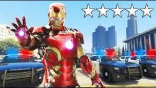 Superman vs 5-Star Wanted Level! 😱🔥 #shorts #gta5 #gtav5 #gtaonline