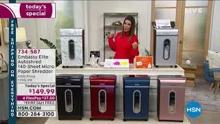 Embassy Elite Autoshred 140Sheet Micro Paper Shredder
