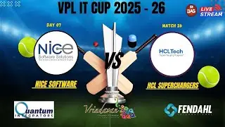 VPL IT CUP 2025-2026 || Nice Software vs HCL Superchargers || BAS.india
