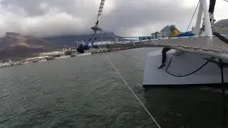Sailing Seabiscuit a Schionning 40ft catamaran