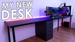 My New Gaming Setup Desk? - IKEA LINNMON