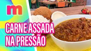 Sugestão para o almoço: CARNE ASSADA NA PRESSÃO E ARROZ DE COCO- Mulheres (05/01/2024)