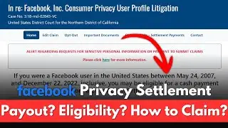 $725M Facebook Privacy Settlement Explained &ndash; Payout Dates & Amounts?