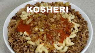 How to Make Egyptian Kosheri, Vegan Recipe | كشري | The Egyptian Cook