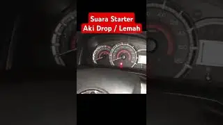 Mobil Tidak Bisa Distarter Karena Aki Drop / Lemah #battery #starter #toyota #avanza #xenia