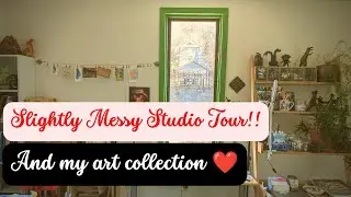 Studio Tour / Original Art Collection / Cats All Over #artstudio #studiotour
