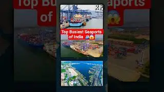 Top 10 Busiest Seaports in India 🚢 | Major Ports of India #facts @Rohitfacts65