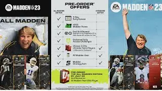 MADDEN 23 ULTIMATE TEAM PRE ORDER PLAYERS REVEALED! ROOKIE PREMIERE PLAYER STATS! SO MANY FREE CARDS