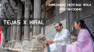 💑 Tejas & Hiral – Pre-Wedding Film  📍 Ahmedabad Heritage Walk | Local Love Story