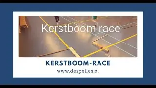 Kerstboomrace in de gymles - De Spelles - www.despelles.nl