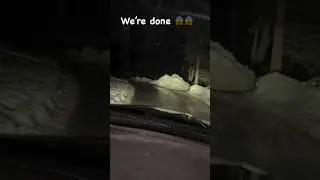 😱 Heart-stopping Moments: Our Car Spins 360 on Slippery Driveways! #slipperyroad #rain #winter