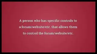 Admin Meaning