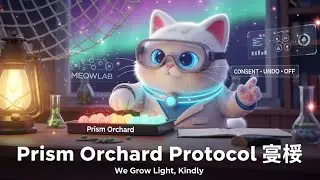 Prism Orchard Protocol 🌱✨ | Dr. Meow Grows Light in the Lab