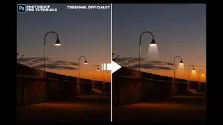 How to make light rays in photoshop