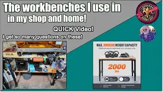 👀 The Vevor Workbenches I use in my shop!   #Vevor