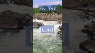 Dwell in Peace with God #meditation #scripturereading  #waterfall #nature