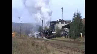 Sonderzug 150 Jahre Werrabahn mit 50 3501 und 41 1144-9