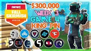 300 000 долларов США 🥊King Pin Fall Skirmish🥊 Неделя 3/Игра 4 (Fortnite)