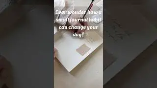 Cozy Journal Idea: 5-Minute Simple Page Setup ✨ #JournalWithMe #journal #shorts