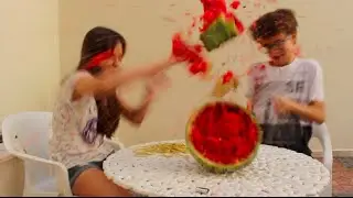MELHOR EXPLOSÃO DE TODAS - DESAFIO DA  MELANCIA  COM RICK SANTINA