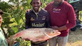 Monster Fish on Small Line | Fishing ShockTraditional Fishing Turns Into Big Catch 