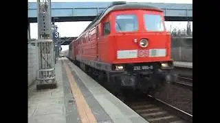 DB 232 685 8 with 155 172 0 of DB Railion pass the station  #232 #ludmilla #trainspotting