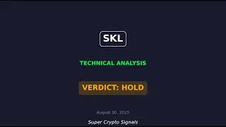 SKL (SKLUSDT) Signal | Buy or Sell | SKL Technical Analysis August 30, 2025