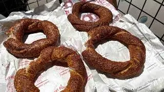 ISTANBUL: Simit @ 4 Bakeries, Crunchy Chewy Warm Simit (
