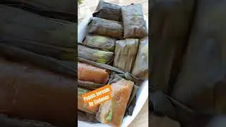 papais bereum alias kue nagasari gula aren