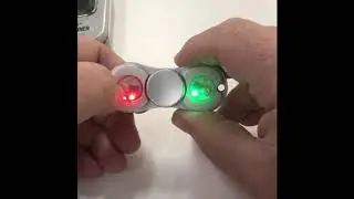 Xtreme LED Bi-Blade Fidget Spinner Metal