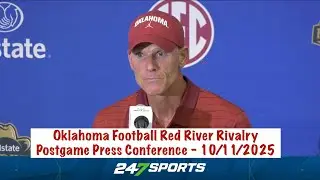 Oklahoma Football Red River Rivalry Postgame Press Conference (OU 6 Texas 23) - 10/11/2025