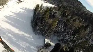 Paragliding almost crash