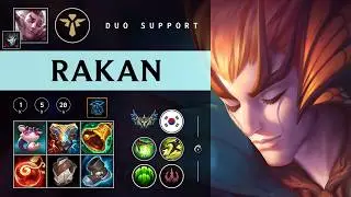 Rakan Support vs Poppy - KR Challenger Patch 26.03