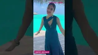 Hot Neha Malik at relaxing at Beach | Viral Video Neha Malik | #Bollywood #Shorts  #SizzlingShow