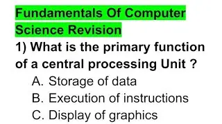 Computer Revision Lec_01 | Junior Assistant | FAA | J&K Police Constable | Wildlife Guard | Top MCQs