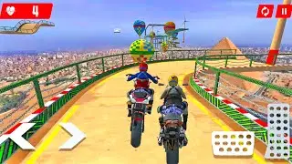 Stunt Racing Bike Tricky Driving Game - Bike Games - Impossible Bike Stunt Racing Game 3D