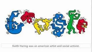 Keith Haring Google Doodle