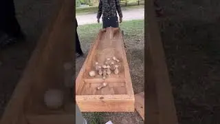 Wooden Bowling Set