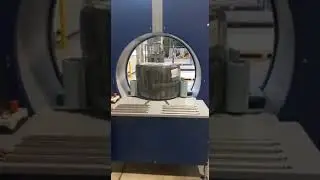 Упаковка автомобильных шин в стретч-плёнку | Орбитальный обмотчик ROBOPAC