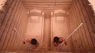 Wow, what a creative video! The concept of a water slide park into an underground swimming pool 10M 