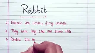 10 lines on Rabbit  | 10 lines on Rabbit  in English | About Rabbit in English |Few Lines on Rabbit