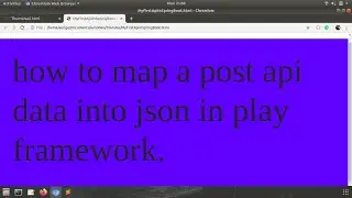 How to map a post api data into a Class in play framework JAVA