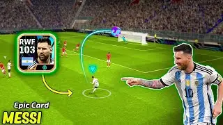 Review MESSI NEW 103 Epic Card 🔥 efootball 2024 mobile #pes2024