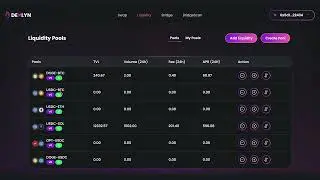 How Liquidity Pools Work on Dexlyn (Mainnet)