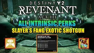 Destiny 2: Kell's Fall Organ Melody Puzzle! Slayer's Fang Intrinsic Perks and Exotic Tonics!